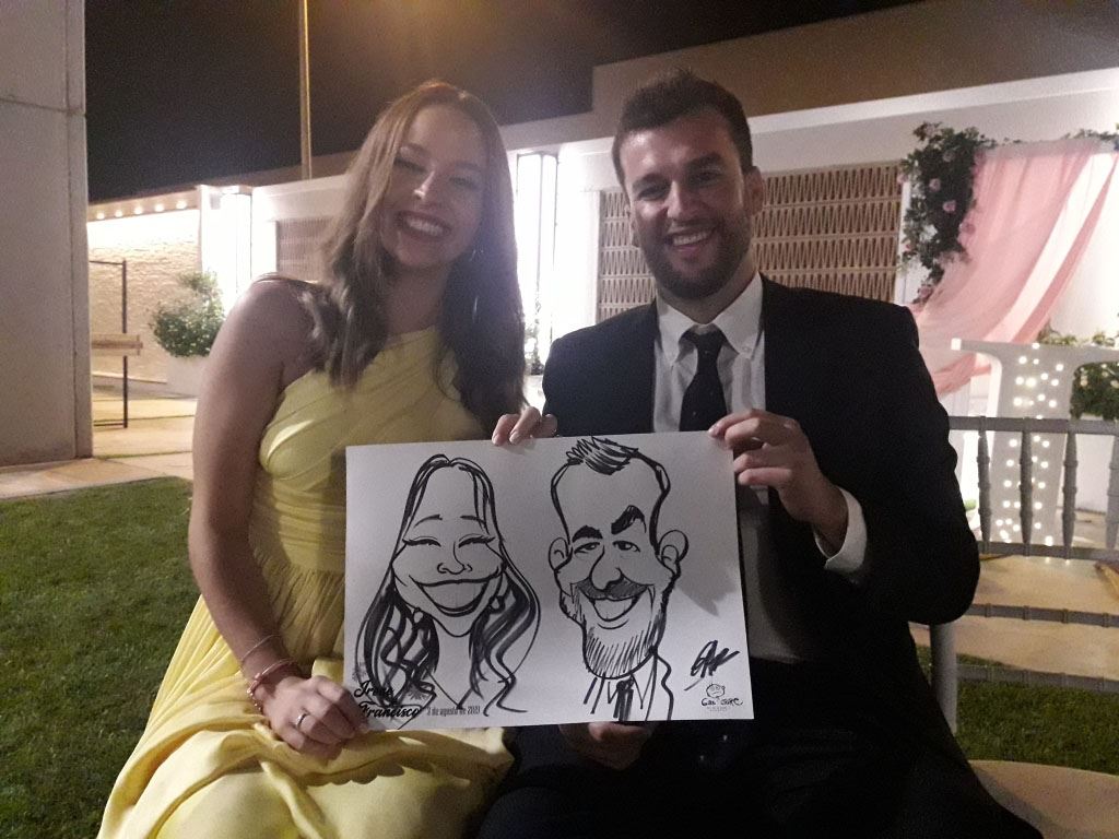 caricaturista bodas